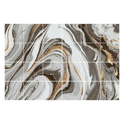 Csempe dekor matrica Dinamikus márványhullámok