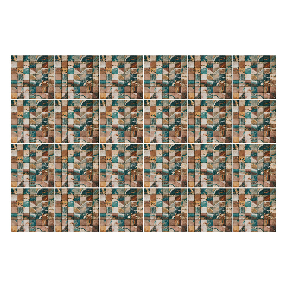 Csempe dekor matrica Mázas mozaik