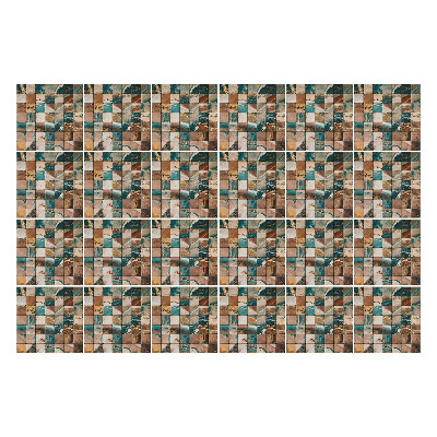 Csempe dekor matrica Mázas mozaik