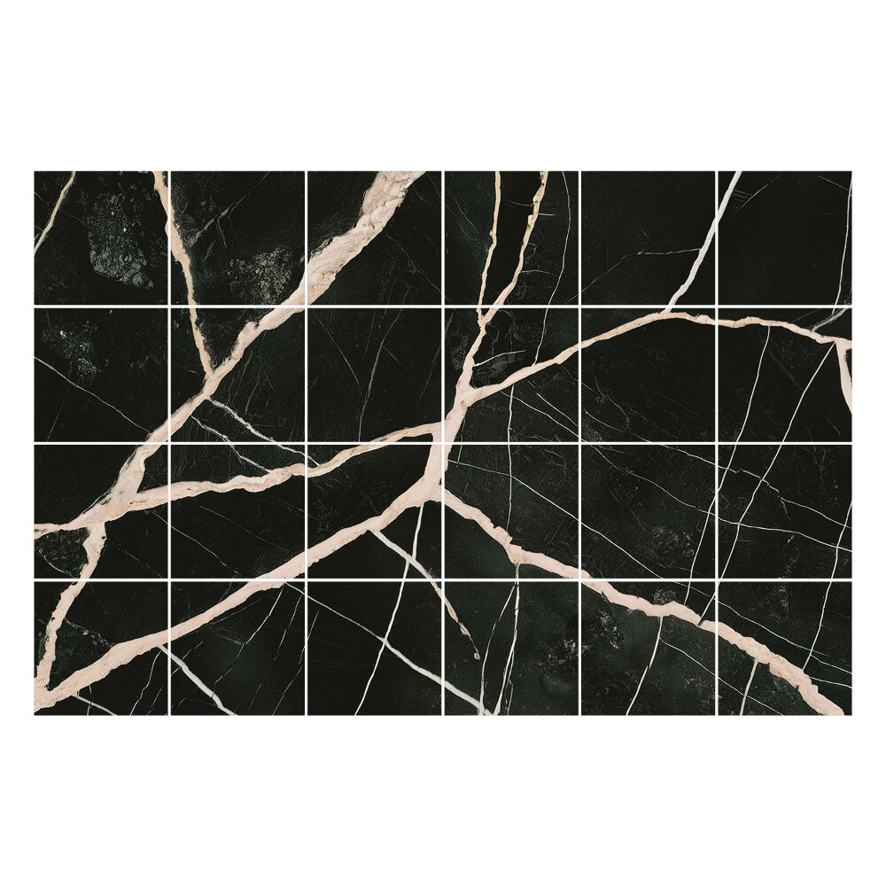 Fali csempe matrica Vastag márvány erek