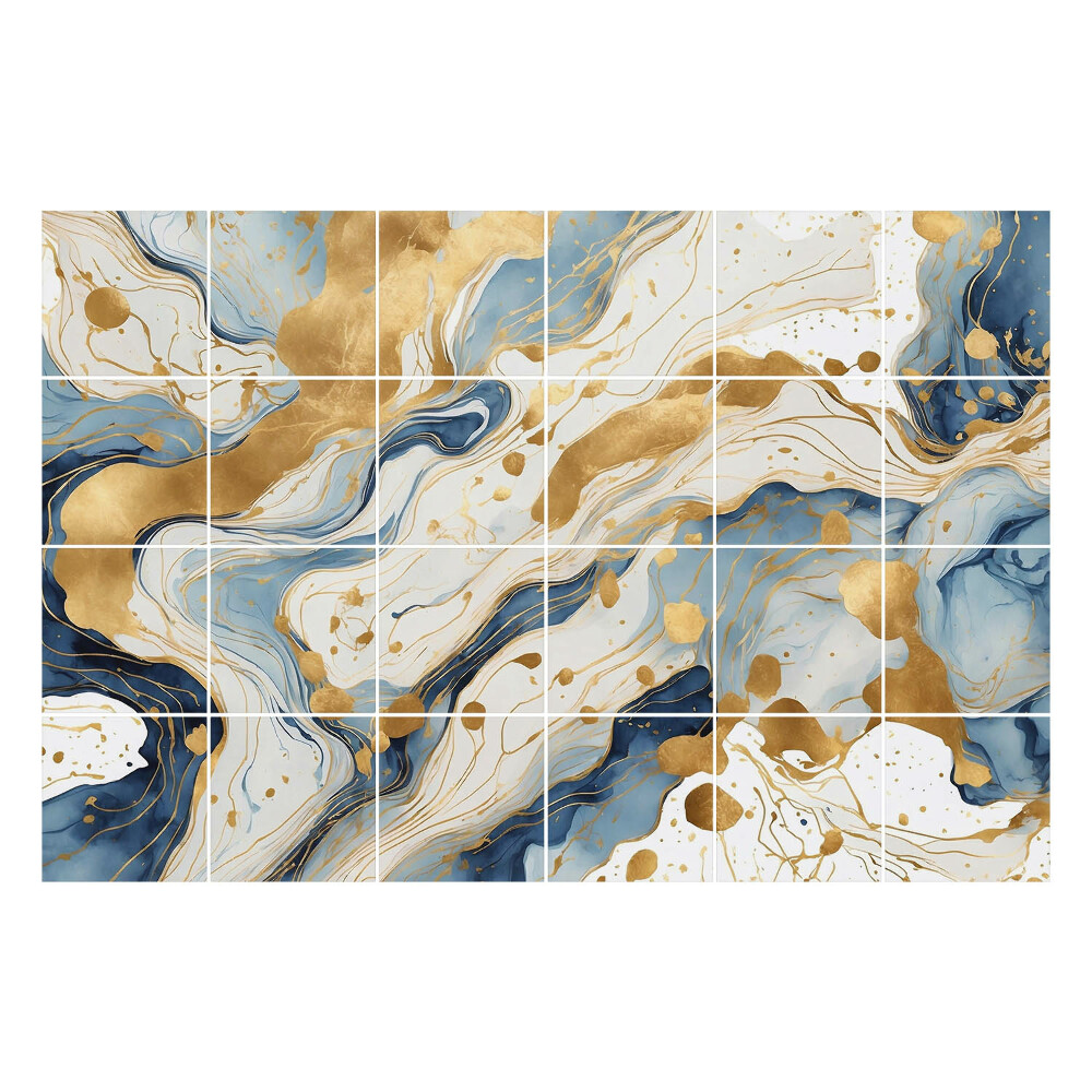 Csempe dekor matrica Absztrakt hullámok és foltok