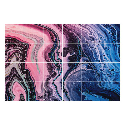 Csempe dekor matrica Absztrakt színhullámok