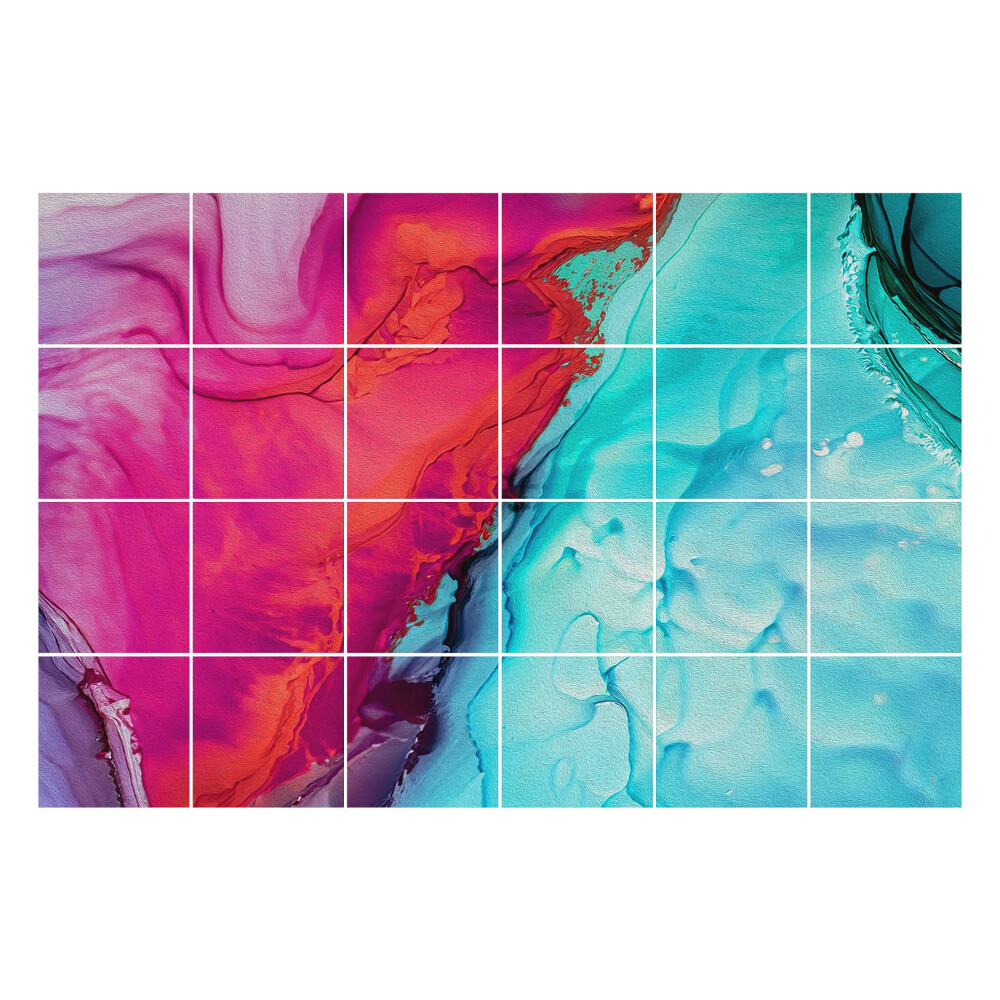 Konyha csempe matrica Festékek keverése