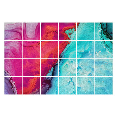 Konyha csempe matrica Festékek keverése