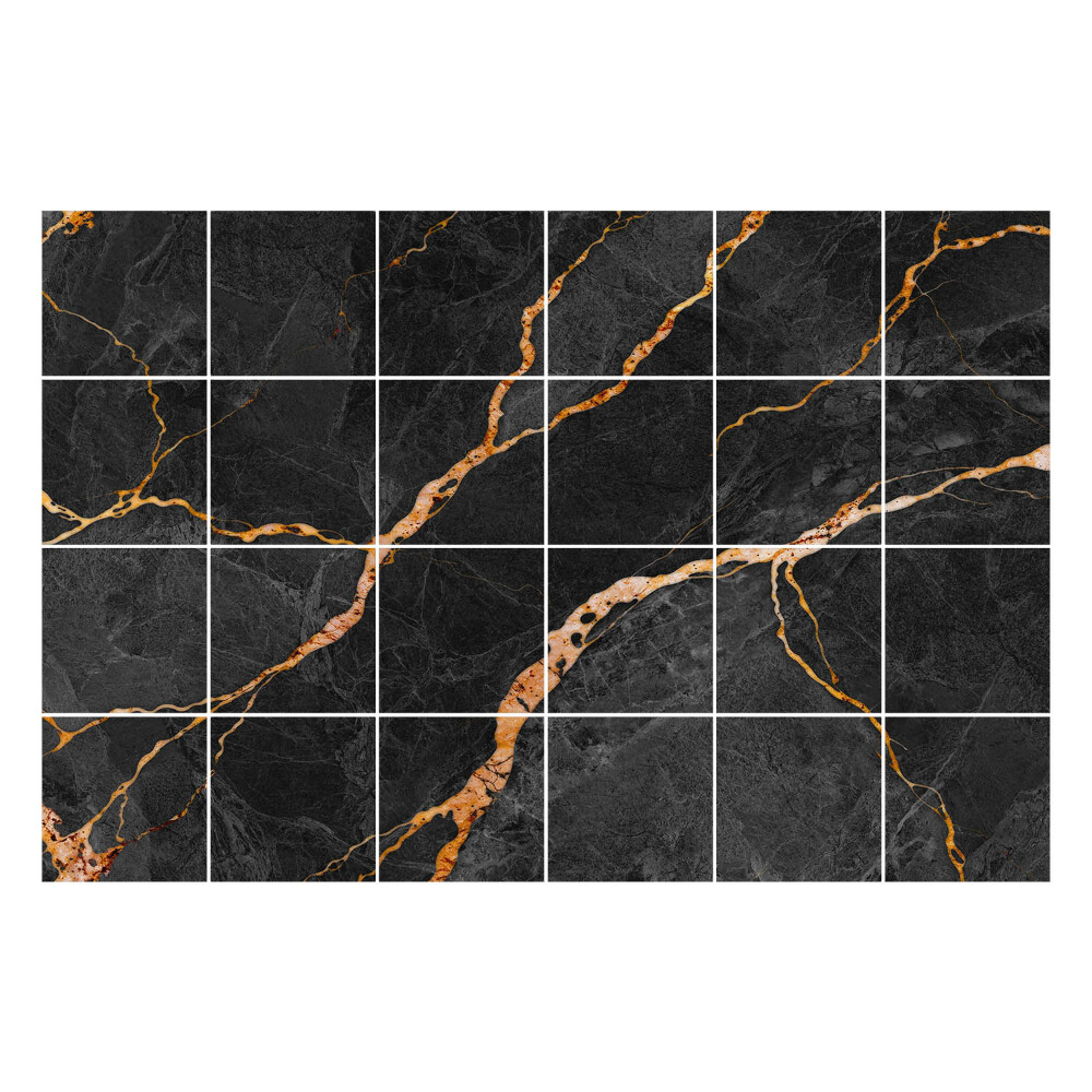 Konyha csempe matrica Márvány erek a kőben