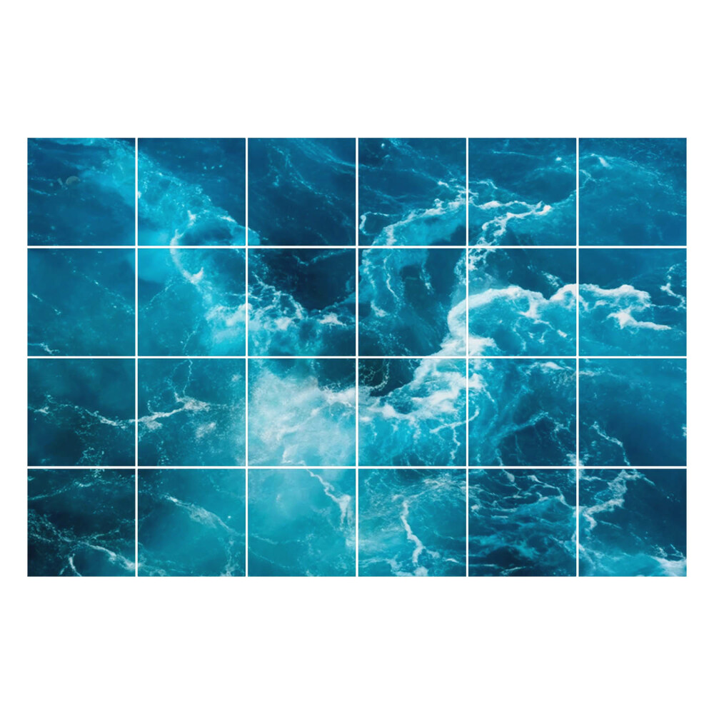 Fali csempe matrica Dinamikus óceánhullámok