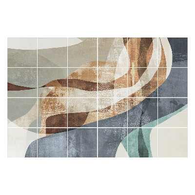 Konyha csempe matrica Absztrakt formák