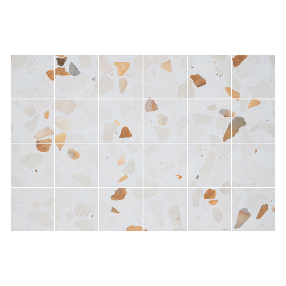 Csempe dekor matrica Zúzott kövek gipszben