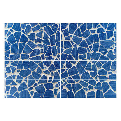 Konyha csempe matrica Szabálytalan kövekből álló mozaik