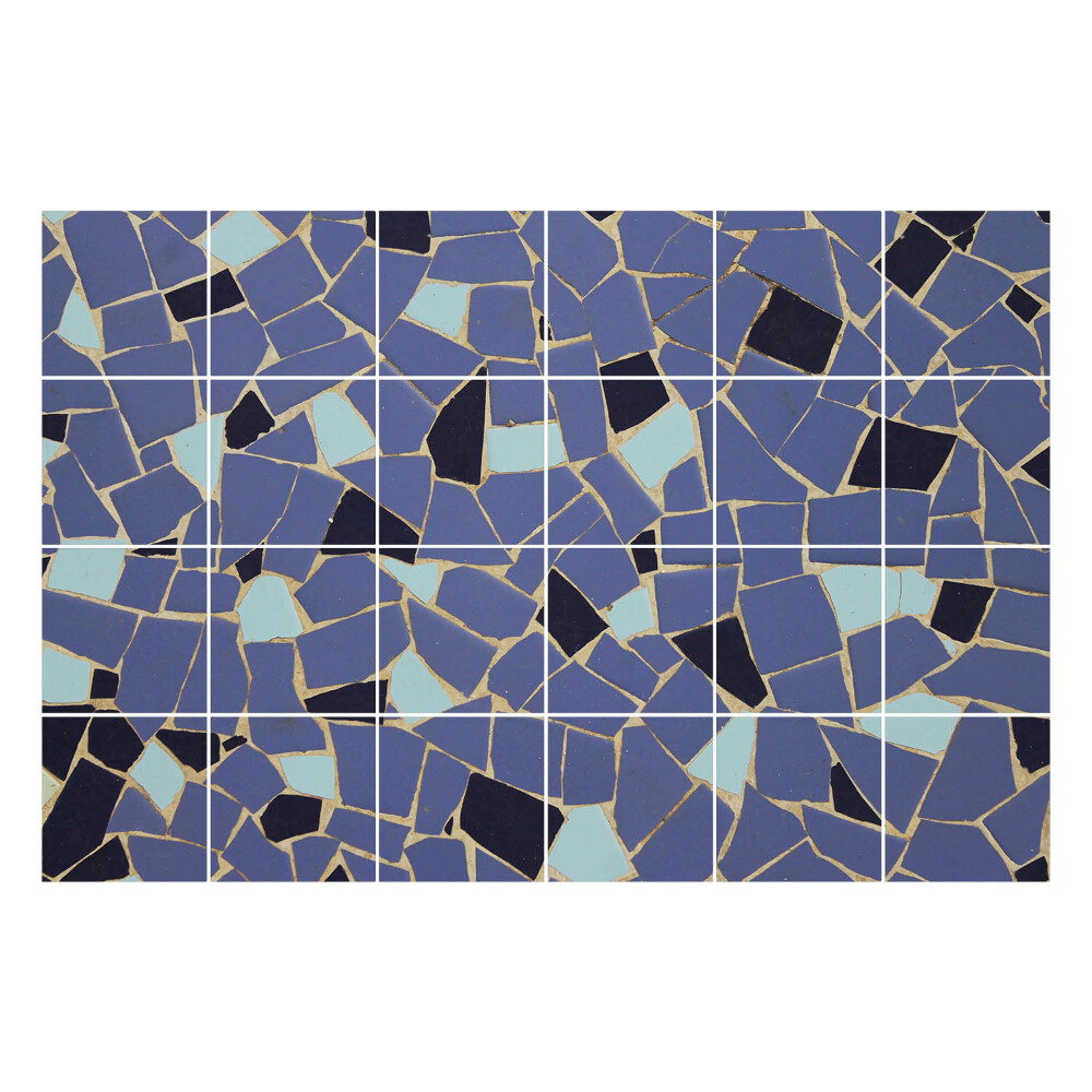 Csempe dekor matrica Kőtöredékek mozaikja