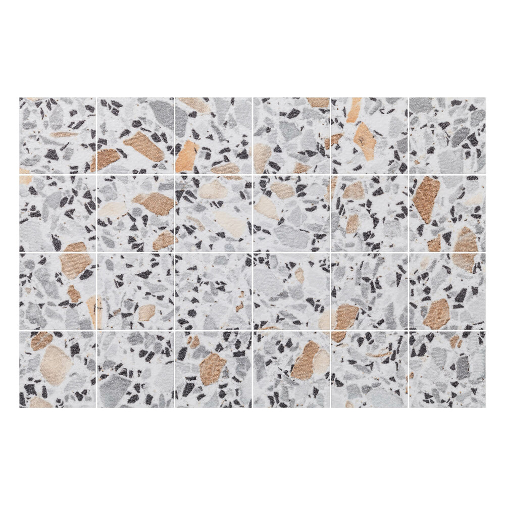 Fali csempe matrica Zúzott kövek egy mozaikban