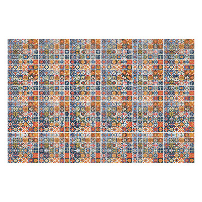 Csempe dekor matrica Színes mozaik csempe