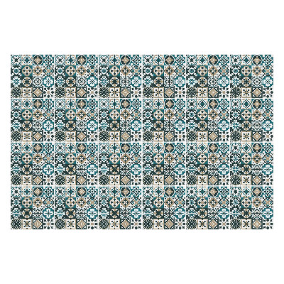 Fali csempe matrica Díszített mozaik