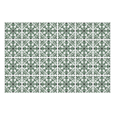 Csempe dekor matrica Virágdíszek hálóban