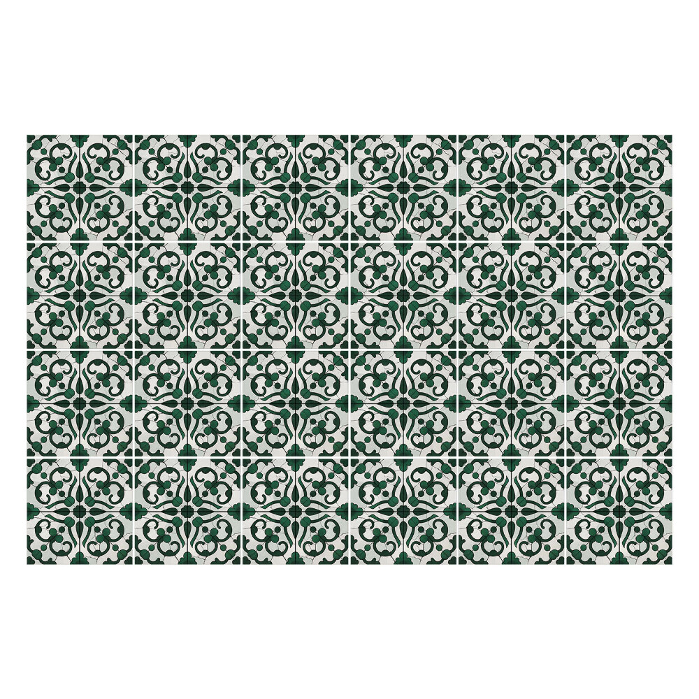 Konyha csempe matrica Virágmotívum a háttérben