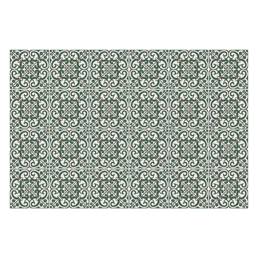 Csempe dekor matrica Csavart díszek hálóban