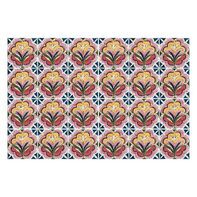 Csempe dekor matrica Virágmotívumok a kompozícióban