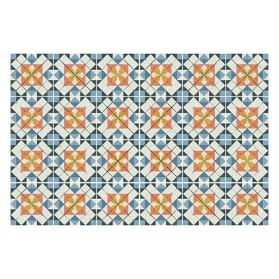 Csempe dekor matrica Virágmotívumok hálóban