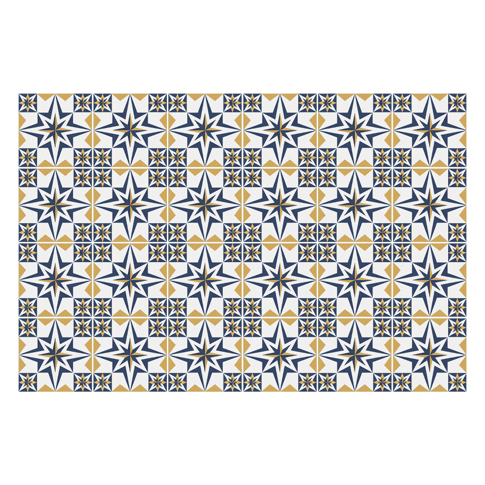 Csempe dekor matrica Szimmetrikus csillagok és rombuszok