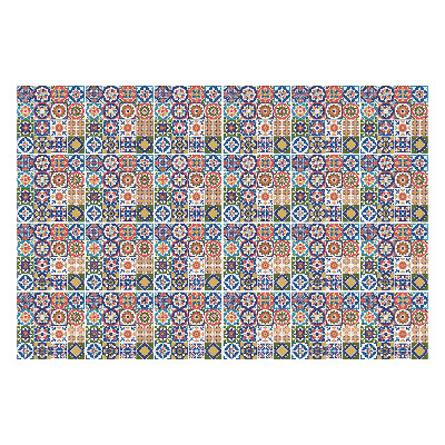 Csempe dekor matrica Geometrikus virágos mozaikok