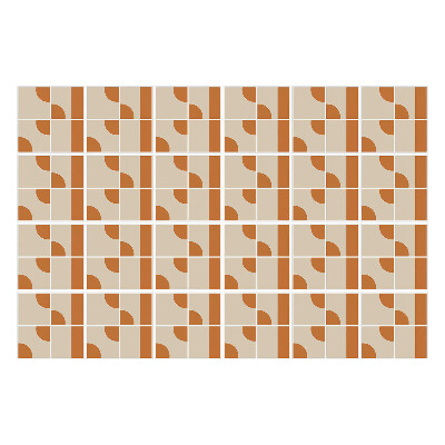 Fali csempe matrica Geometriai alakzatok rácsban