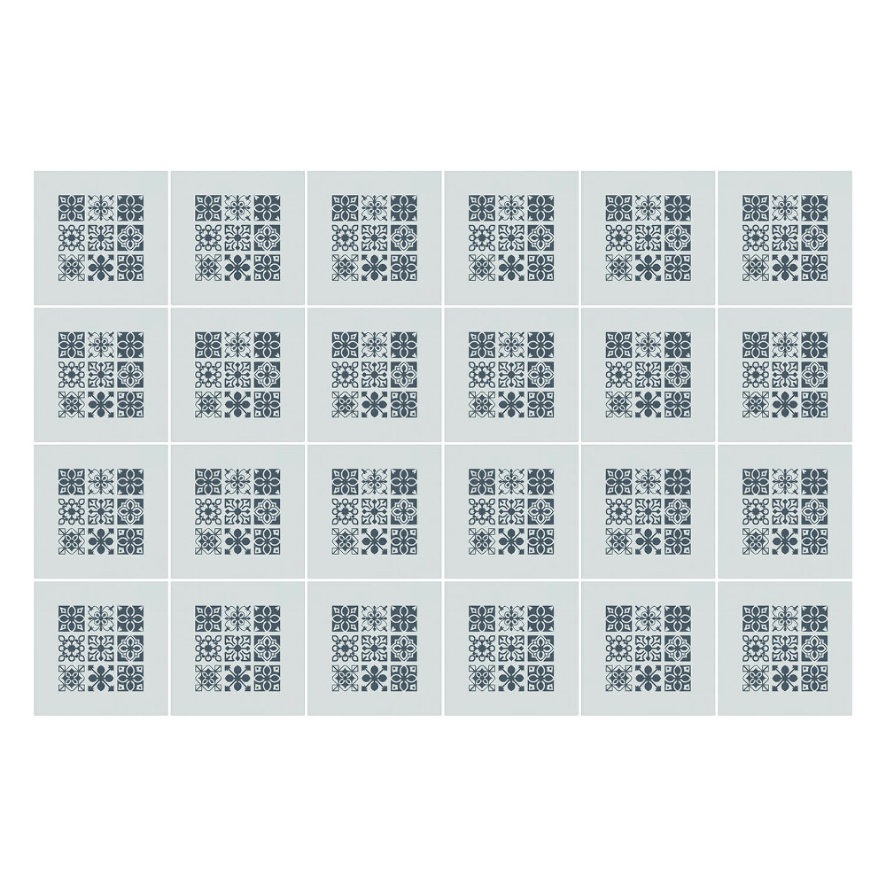 Csempe dekor matrica Virágmotívumok hálóban