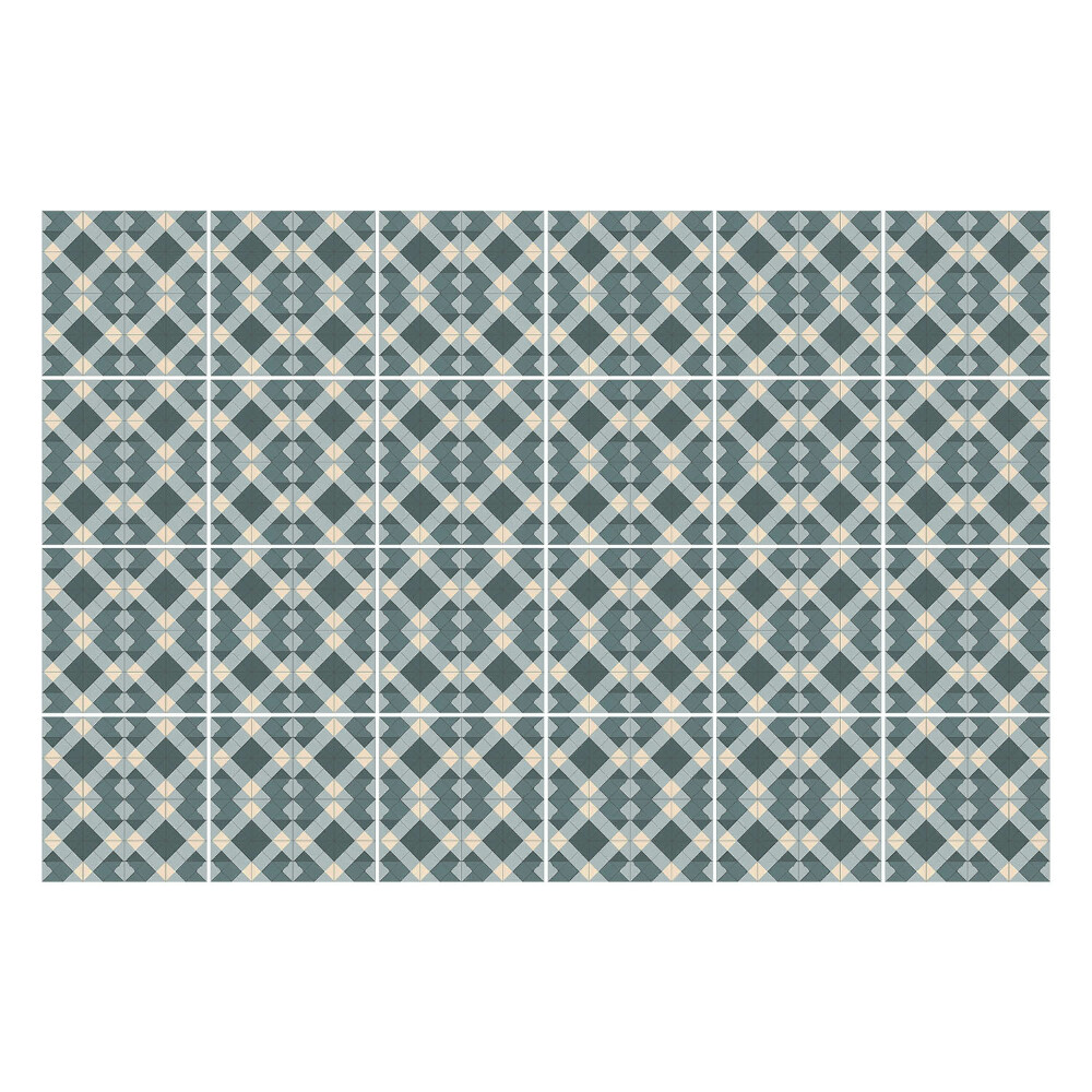 Fali csempe matrica Geometriai alakzatok rácsban