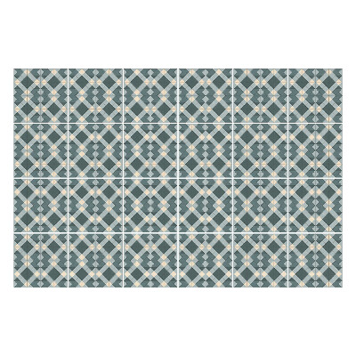 Fali csempe matrica Geometriai alakzatok rácsban