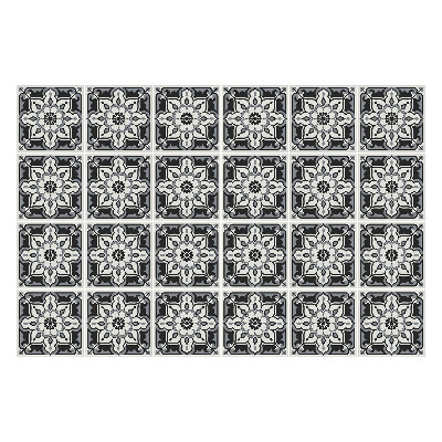 Csempe dekor matrica Virágmotívum hálóban