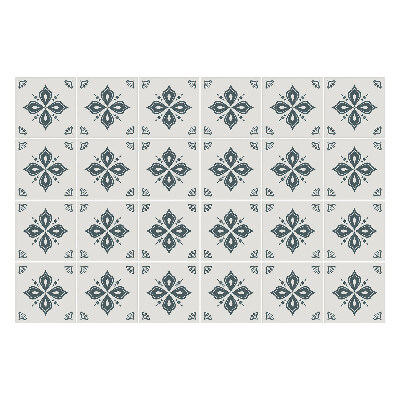 Konyha csempe matrica Virágdíszek hálóban