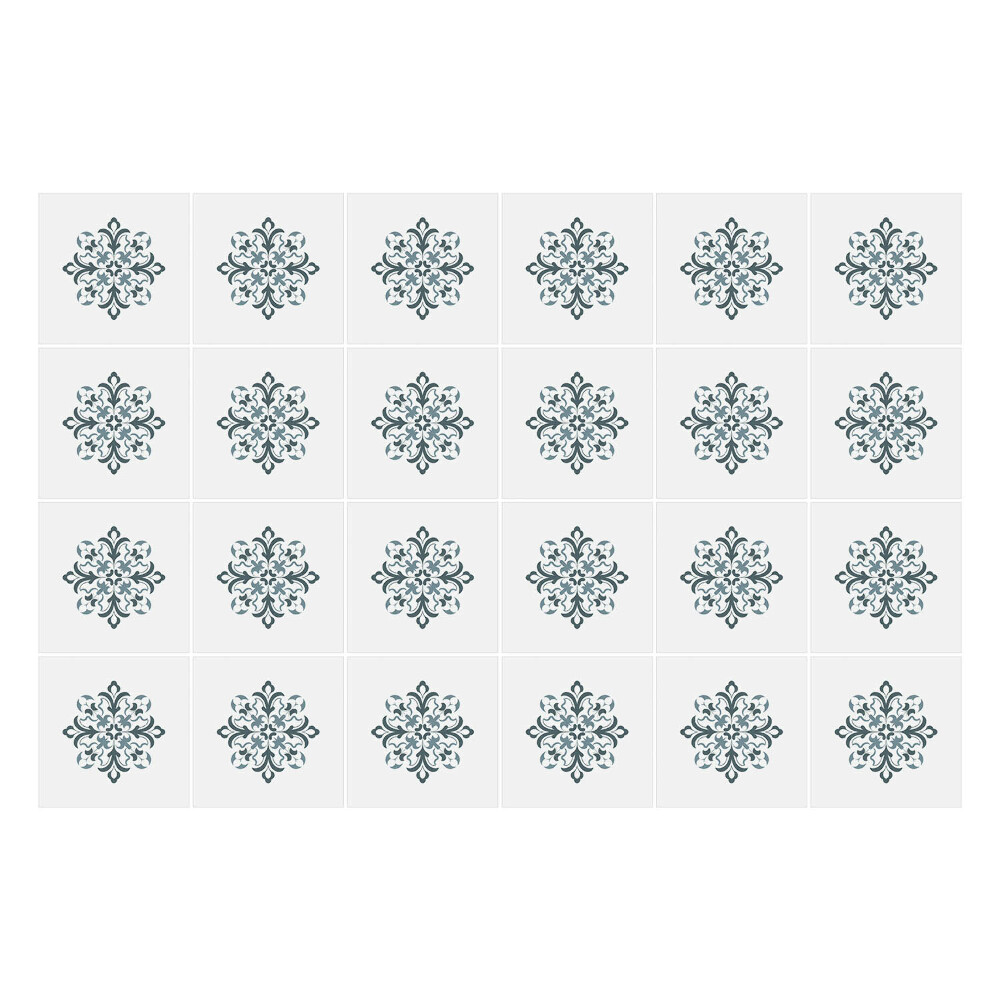 Csempe dekor matrica Virágmotívum hálóban