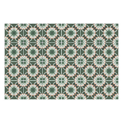 Fali csempe matrica Virágmotívumok szimmetriában