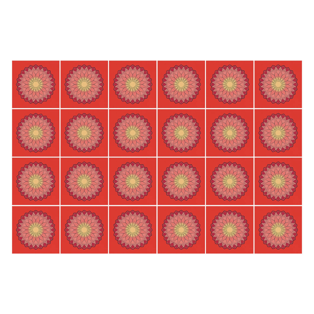 Csempe dekor matrica Virágminta