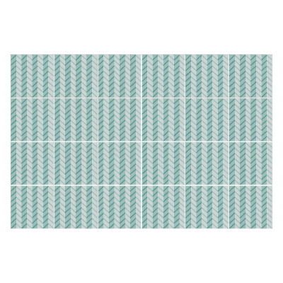 Konyha csempe matrica Cikcakk minta