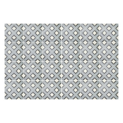 Fali csempe matrica Gyémántrácsok az elrendezésben