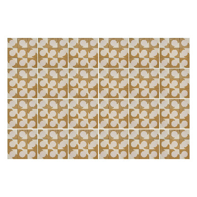 Csempe dekor matrica Geometriai körök és négyzetek