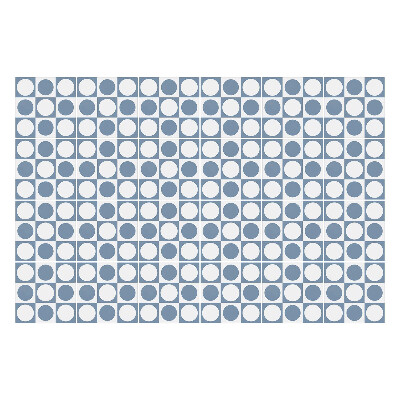 Konyha csempe matrica Kockás körök