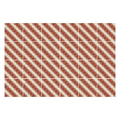 Csempe dekor matrica Hullámok átlós mintázatban