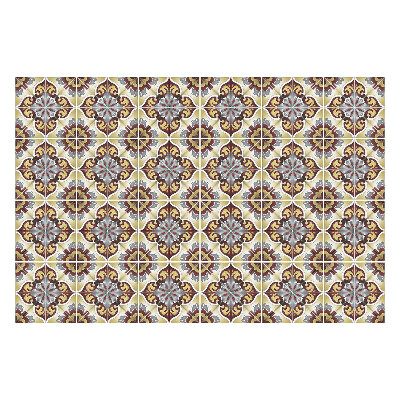 Csempe dekor matrica Virágmotívum díszekkel