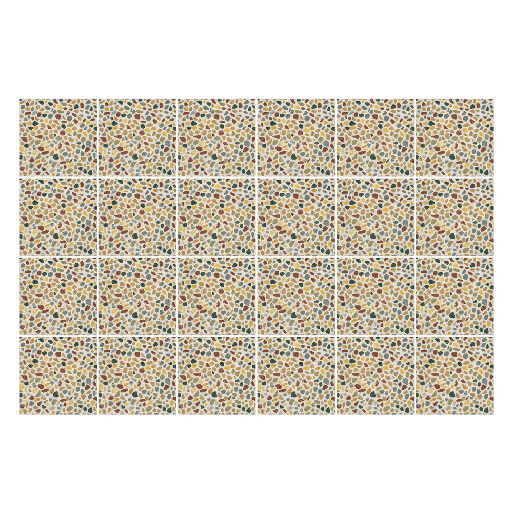 Fali csempe matrica Zúzott színes kövek