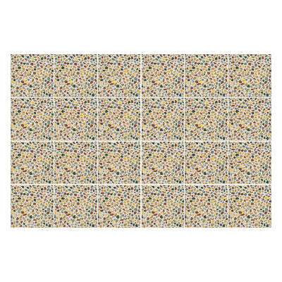 Fali csempe matrica Zúzott színes kövek