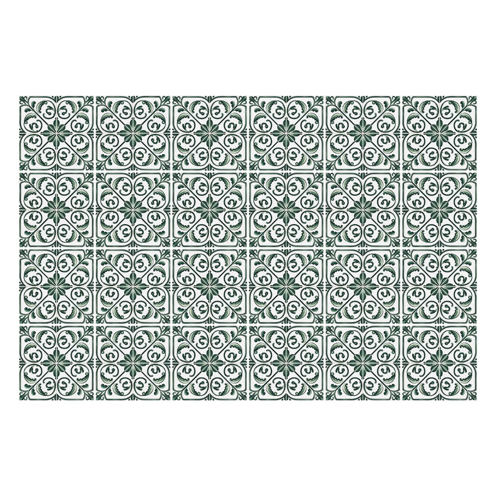 Csempe dekor matrica Virágdíszek