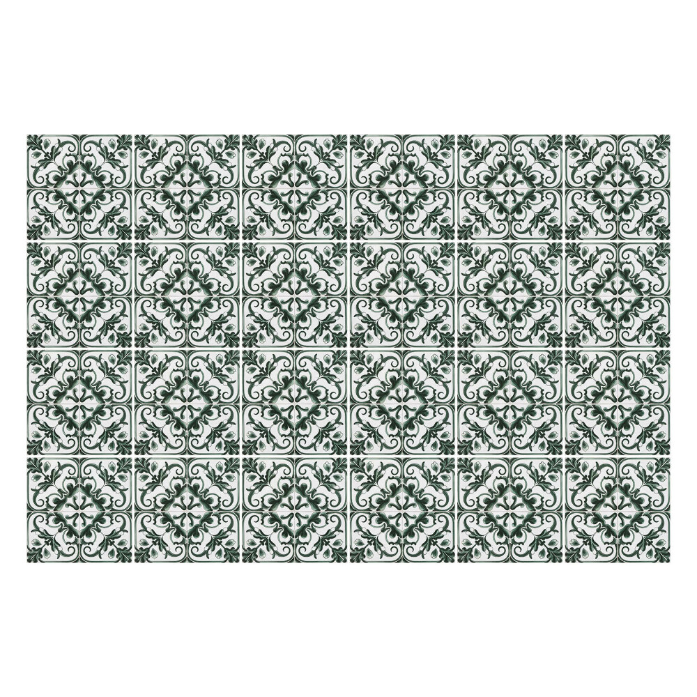 Konyha csempe matrica Növényi motívumok a csempékben