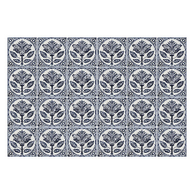 Fali csempe matrica Virágok csempékben