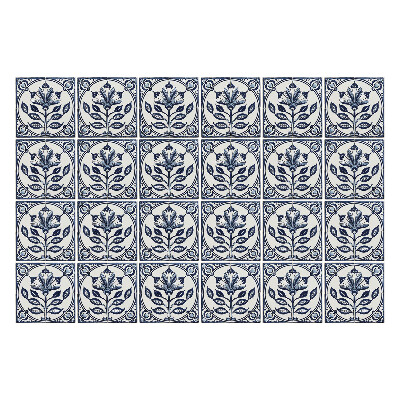 Csempe dekor matrica Virágcsempék