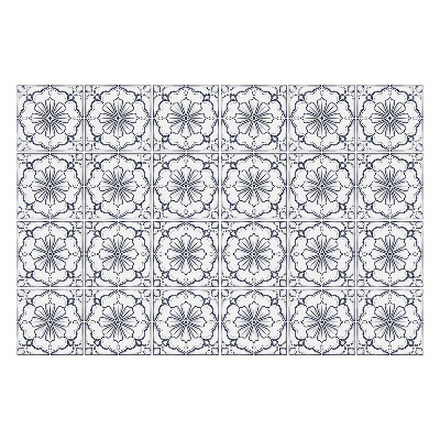 Csempe dekor matrica Virágdíszek