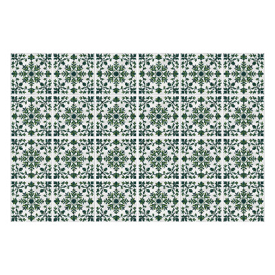 Konyha csempe matrica Virágok és levelek