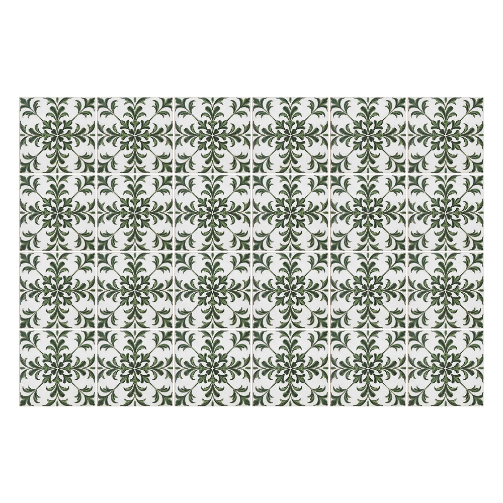 Csempe dekor matrica Virágdíszek