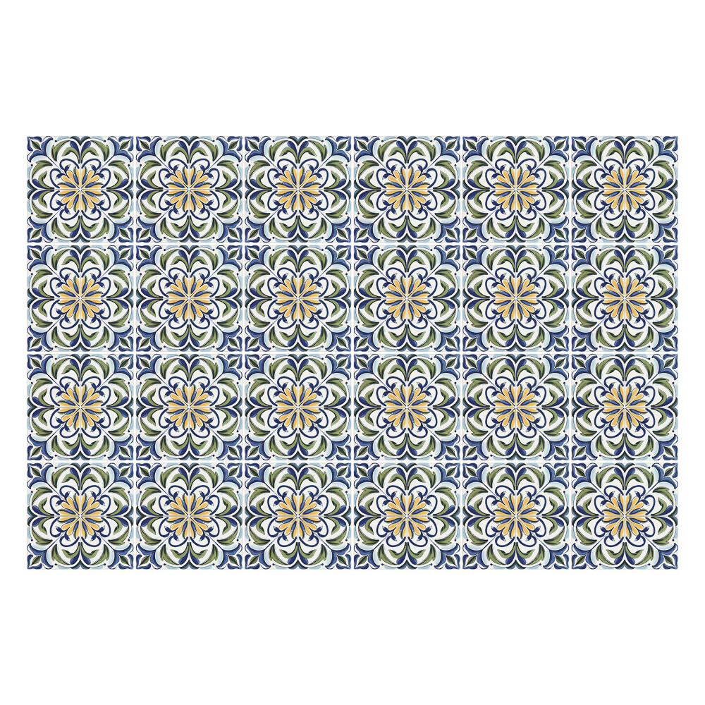 Fali csempe matrica Spanyol csempe design