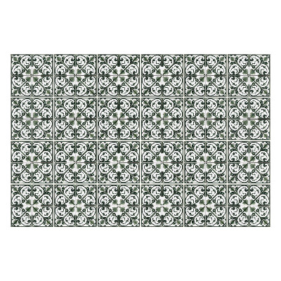 Csempe dekor matrica Komplex növényi díszek